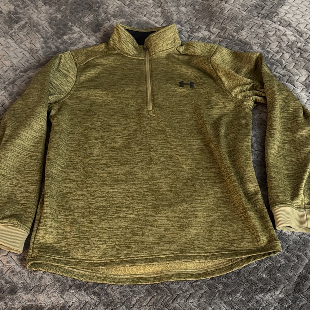 Under Armour Moss Green Quarter-Zip Top
